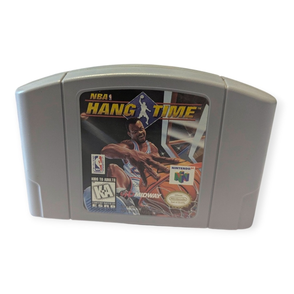 NBA Hangtime Nintendo 64 N64 Midway Basketball‎ Video Game Cartridge NTSC-U/C